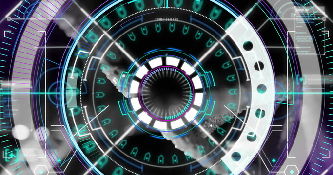 Image of scope scanning over dna strand