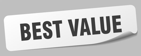 best value sticker. best value label