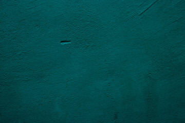 Teal colored abstract wall background with textures of different shades of teal