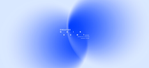 Blue gradient blurred colorful graphic background. Modern design template with elegance for banners, brochures and websites. EPS vector illustration.