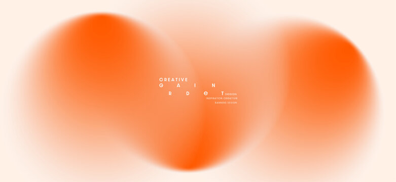 Orange gradient blurred colorful graphic background. Modern design template with elegance for banners, brochures and websites. EPS vector illustration.