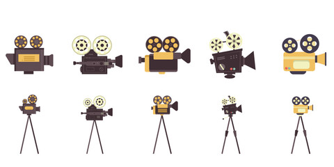 Obraz premium Camera Movie Illustration
