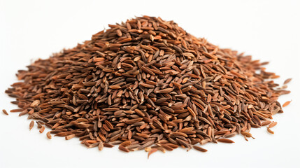 Pile of caraway seeds used in Eastern European Middle - obrazy, fototapety, plakaty