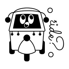 Check out glyph sticker of mototaxi 