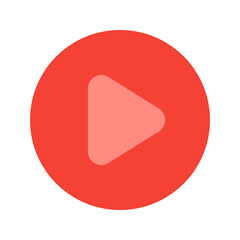 play button flat icon