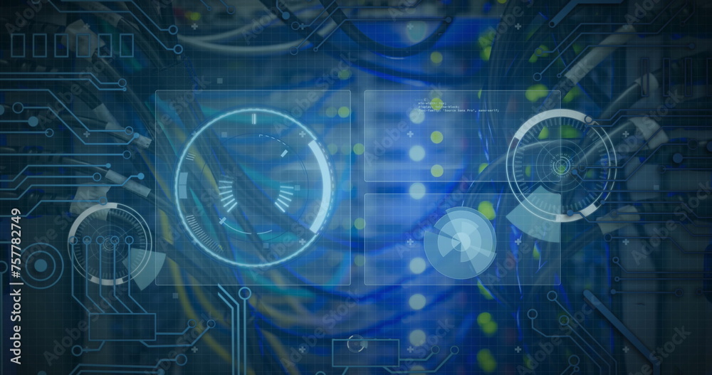 Poster image of text with globe and network of connections