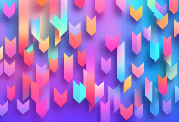 Arrow Gradient Background, Background, Gradient, Arrow, Direction, Symbol, Design, Texture, Pattern, Modern, Decoration, Artistic, Digital, Vibrant, Colorful, AI Generated