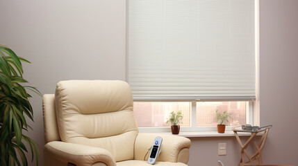 Remote controlled motorized blinds with noise reduction