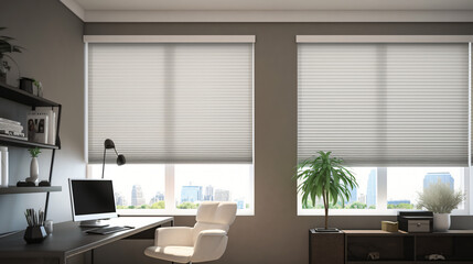 Remote controlled motorized blinds with noise reduction