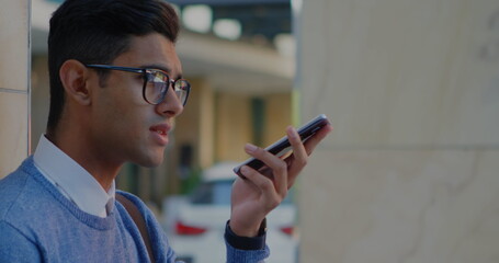 Digital image shows rising subscriber numbers on a man's smartphone.