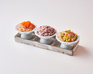 food menu in shabu restaurant dish
