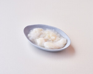 food menu in shabu restaurant dish