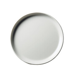 white plate isolated on white