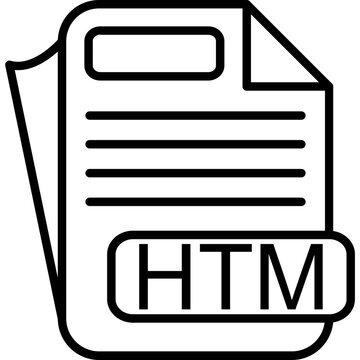 HTM File Format Icon