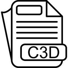 C3D File Format Icon