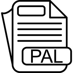 PAL File Format Icon