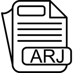 ARJ File Format Icon