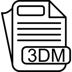 3DM File Format Icon