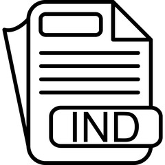 IND File Format Icon