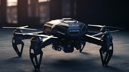 Robotic security patrol drones