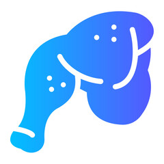 chicken Gradient icon