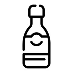 wine Line Icon