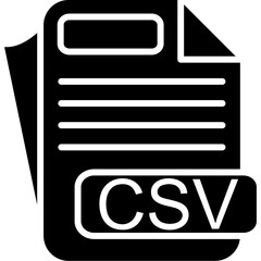 CSV File Format Icon