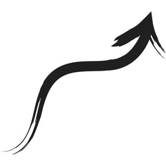 Obraz premium Arrow Brush Element