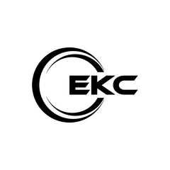 EKC Letter Logo Design, Inspiration for a Unique Identity. Modern Elegance and Creative Design. Watermark Your Success with the Striking this Logo.