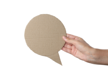 PNG, Cardboard, recycle concept, isolated on white background