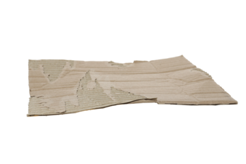 PNG, Cardboard, recycle concept, isolated on white background
