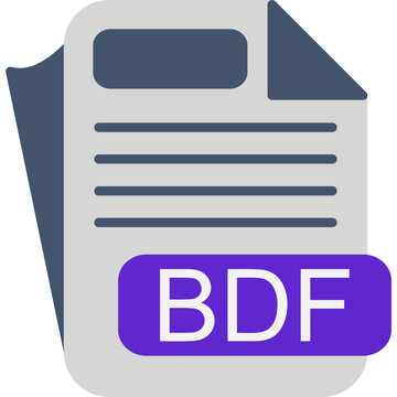 BDF File Format Icon