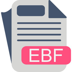 EBF File Format Icon