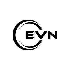 EVN Letter Logo Design, Inspiration for a Unique Identity. Modern Elegance and Creative Design. Watermark Your Success with the Striking this Logo.