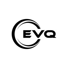 EVQ Letter Logo Design, Inspiration for a Unique Identity. Modern Elegance and Creative Design. Watermark Your Success with the Striking this Logo.