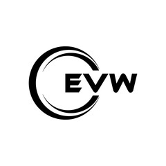 EVW Letter Logo Design, Inspiration for a Unique Identity. Modern Elegance and Creative Design. Watermark Your Success with the Striking this Logo.