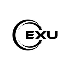 EXU Letter Logo Design, Inspiration for a Unique Identity. Modern Elegance and Creative Design. Watermark Your Success with the Striking this Logo.