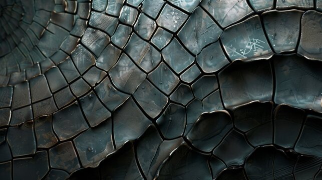 Close-up of a cracked surface. Background and texture.
