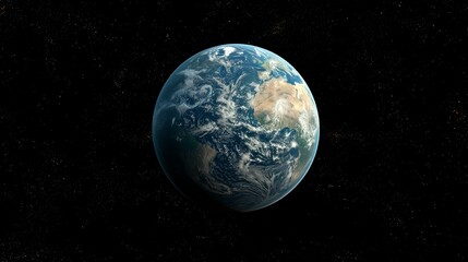 Obraz na płótnie Canvas Planet Earth in Space