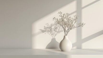 A minimalist composition of a single product against a stark white background emphasizing its clean lines and quality.