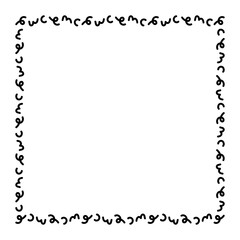 square frame, border frame graphic simple, square frame, art line frame