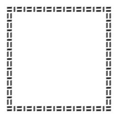 square frame, border frame graphic simple, square frame, art line frame