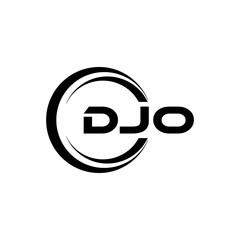 DJO Letter Logo Design, Inspiration for a Unique Identity. Modern Elegance and Creative Design. Watermark Your Success with the Striking this Logo.