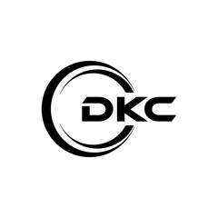 DKC Letter Logo Design, Inspiration for a Unique Identity. Modern Elegance and Creative Design. Watermark Your Success with the Striking this Logo.