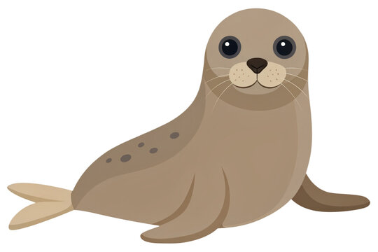 recommend clip art: cartoon seal on a transparent background