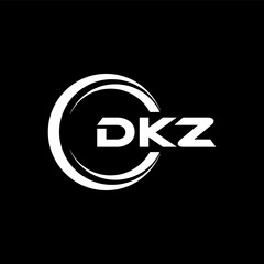 DKZ Letter Logo Design, Inspiration for a Unique Identity. Modern Elegance and Creative Design. Watermark Your Success with the Striking this Logo.