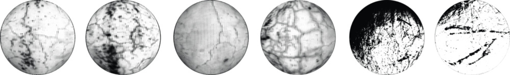 Grunge Urban Backgrounds set.Texture Vector.Dust Overlay Distress Grain ,Simply Place illustration over any Object to Create grungy Effect .abstract,splattered , circle texture for your design. 