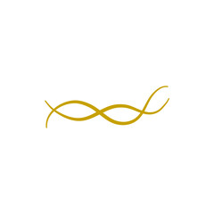 Vector Graceful Golden Arch Lines