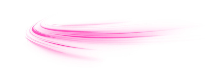 Luminous green neon waves PNG. Colored shiny sparks of spiral wave. Curved bright speed line swirls.	