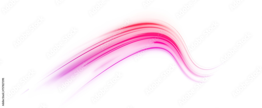 Fototapete Vector png swirl trail effect. Abstract vector fire circles, sparkling swirls and energy light spiral frames. Database fast data transfer acceleration.	